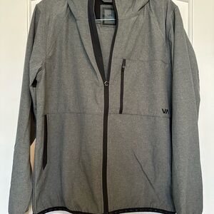 NWT RVCA Yogger Zip-Up Hooded Jacket II